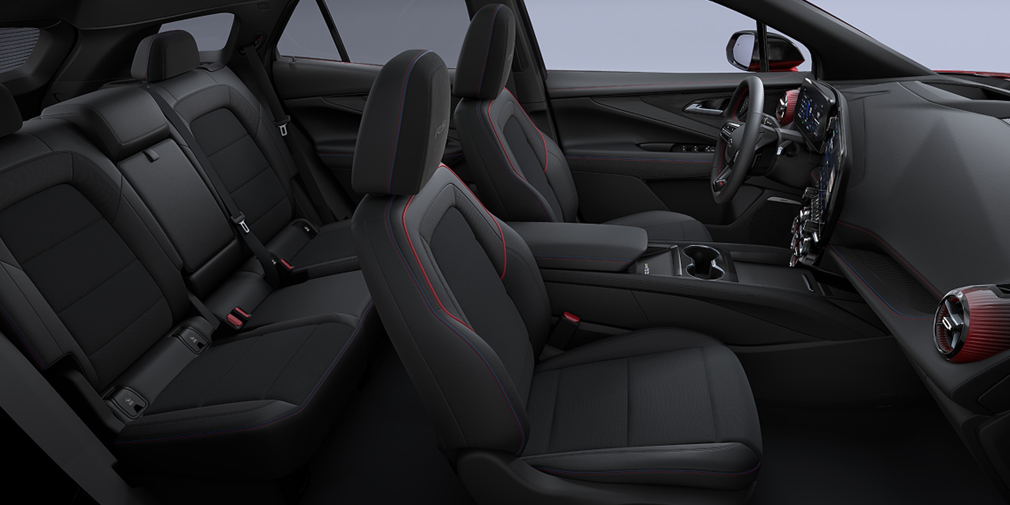 A Blazer EV RS é um SUV equipado com muito conforto